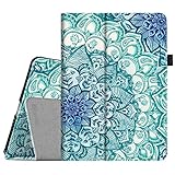 Fintie iPad Air 2 Case - Slim Fit Leather Folio Case with Smart Cover Auto Sleep / Wake Feature for Apple iPad Air 2 (iPad 6) 2014 Model, Emerald Illusions