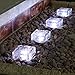 Frostfire Solar Ice Rocks - Path and garden solar lights (Set of 3)