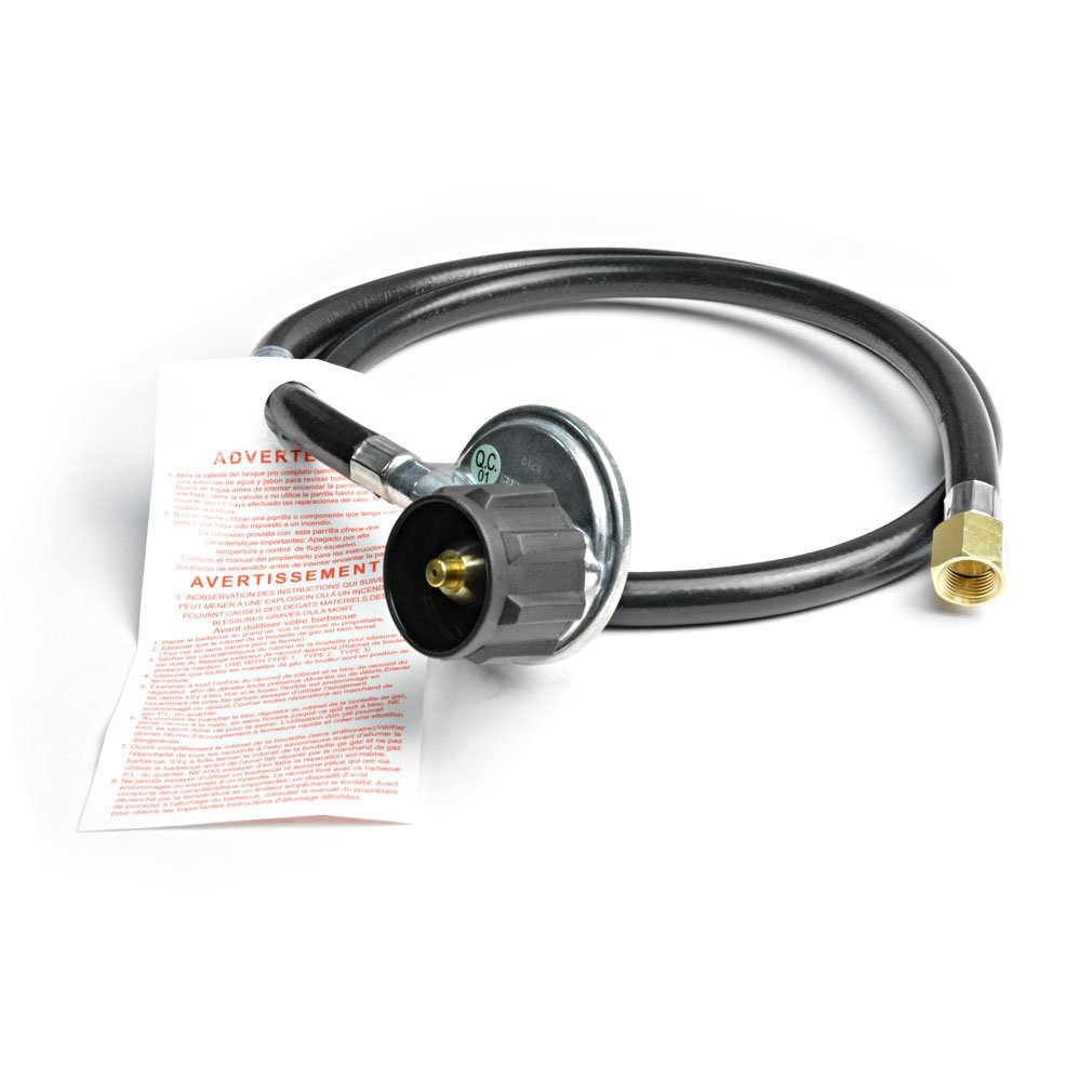 Stanbroil 4 Feet Propane Regulator and Hose Universal Grill Regulator Replacement Parts, QCC1