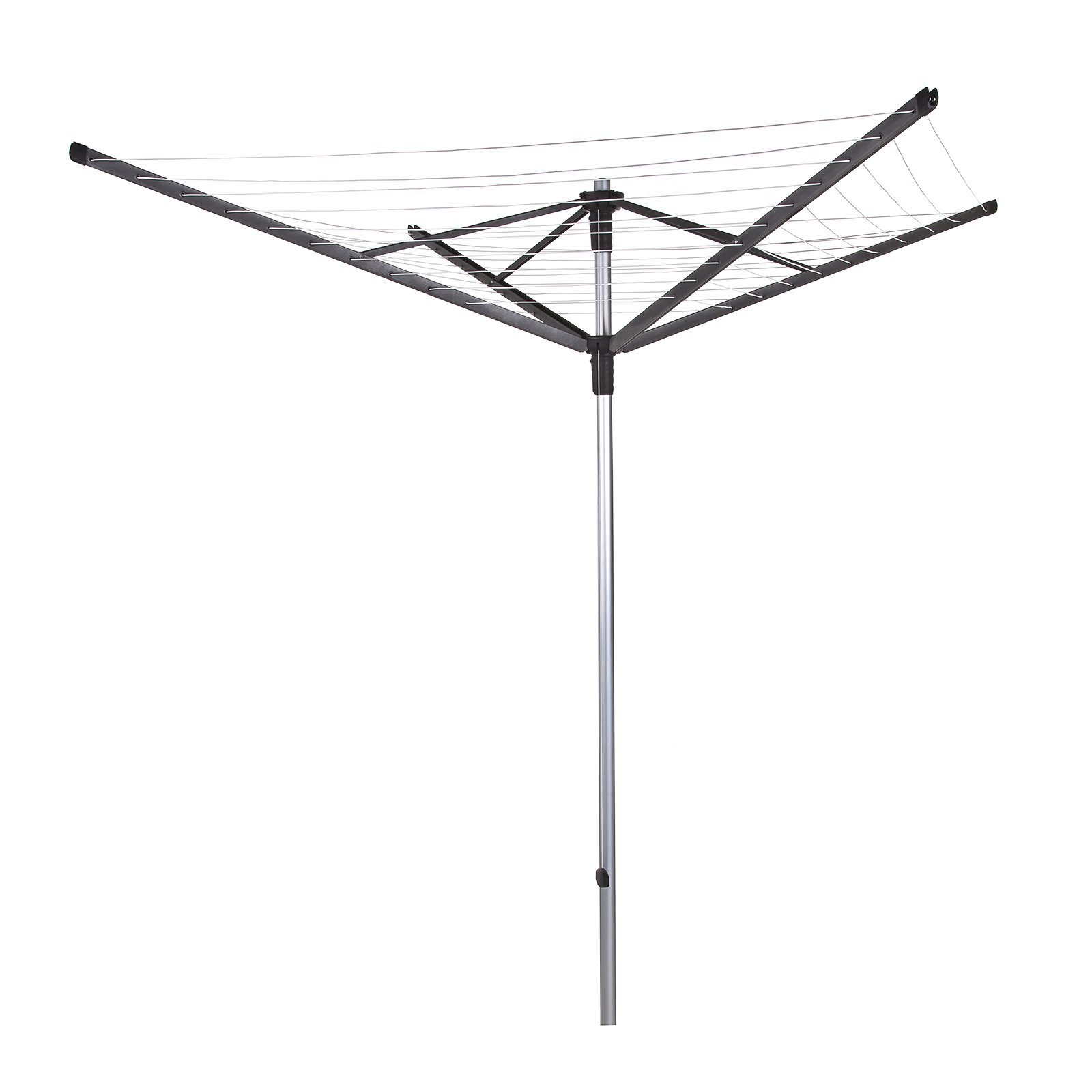 Minky RotaLift 60m 4 Arm Rotary Clothes Airer | Outdoor Rotary Washing Line Made From Heavy Duty Aluminium | Easy To Deploy | Multi-Height | 310cm Turning Circle