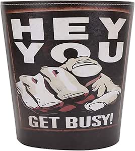 Bote de Basura Estilo Retro, Bote de Basura Bote de Basura Impermeable