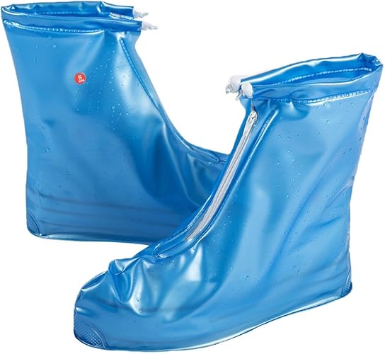 Amazon Yuuwa レイン ブーツ カバー男女兼用防水レインシューズカバー梅雨対策シューズ カバー 防水 雨 雪 泥除け 雨具 通勤 通学 シューズカバー携帯ビニール シューズ バッグ