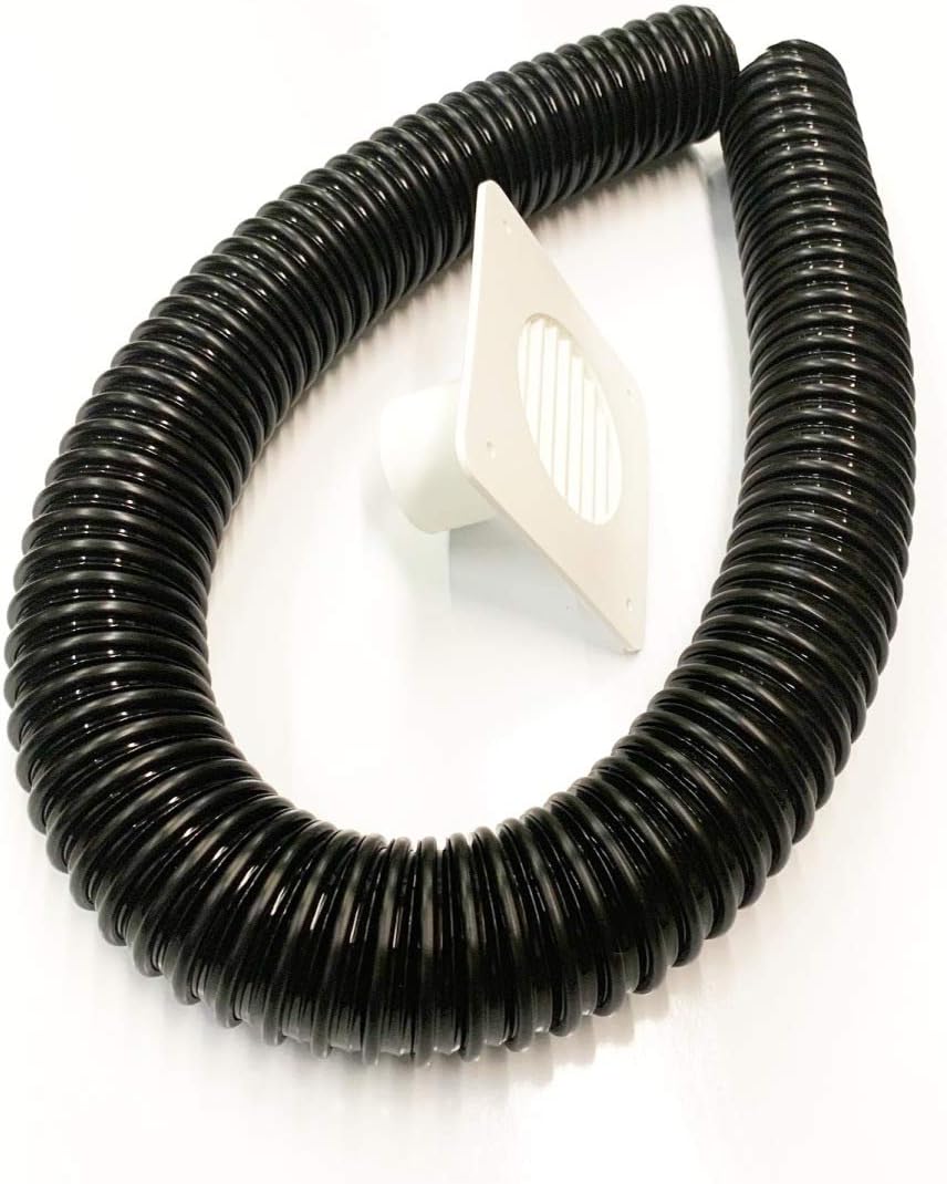 A.A Battery Box Vent System with Hose Louver Cover w/Cone