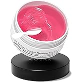 COSRX Pink Peptides Collagen Hydrogel Eye Patch for Puffy Eyes (60) | Cooling &amp; Firming Under Eye Patches with 4-Peptide &amp; Caffeine, Depuffing Gel Eye Mask, Korean Skin Care
