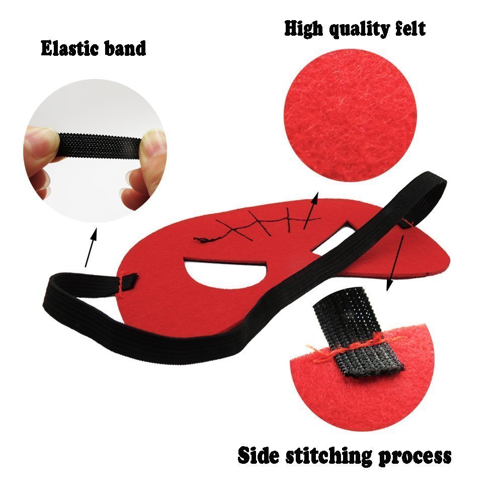 Morkia Masques de Super-Héros, 12pcs Masques pour Enfants Dress Up Masque de Super-héros Cosplay Pour Enfants Cadeaux D\'anniversaire et Fête d\'Anniversaire pour Filles, Garçons et enfants