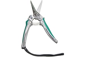 DEEALL Goat and Horse Hoof Trimmer Floral Trimming Shear with Serrated Blades 8-Inch