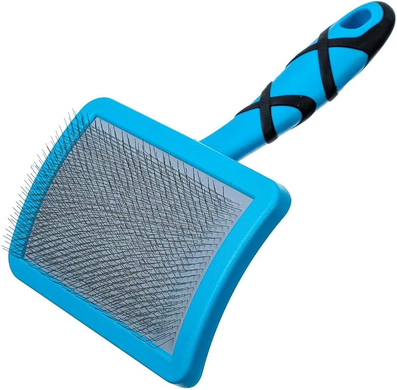 Groom Professional Large Soft Curved Slicker Brush for Pets