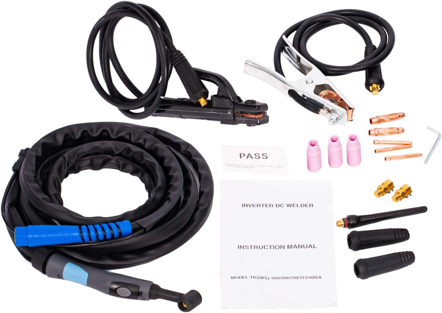 Welding Machine, 200 Amp HF TIG Torch/Stick/Arc Portable AC DC 110V Inverter Welder For Stainless Steel, Alloy Steel, Carbon Steel, Copper, Copper Alloy And Other Non-Ferrous Metal Welding