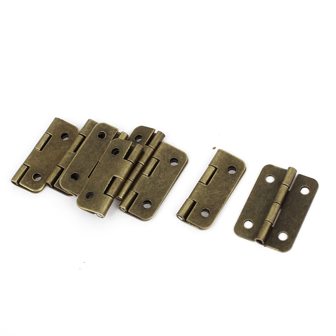 Sourcingmap Rotatable Window Drawer Door Hinges, 3cm, Bronze Tone, 8 Piece