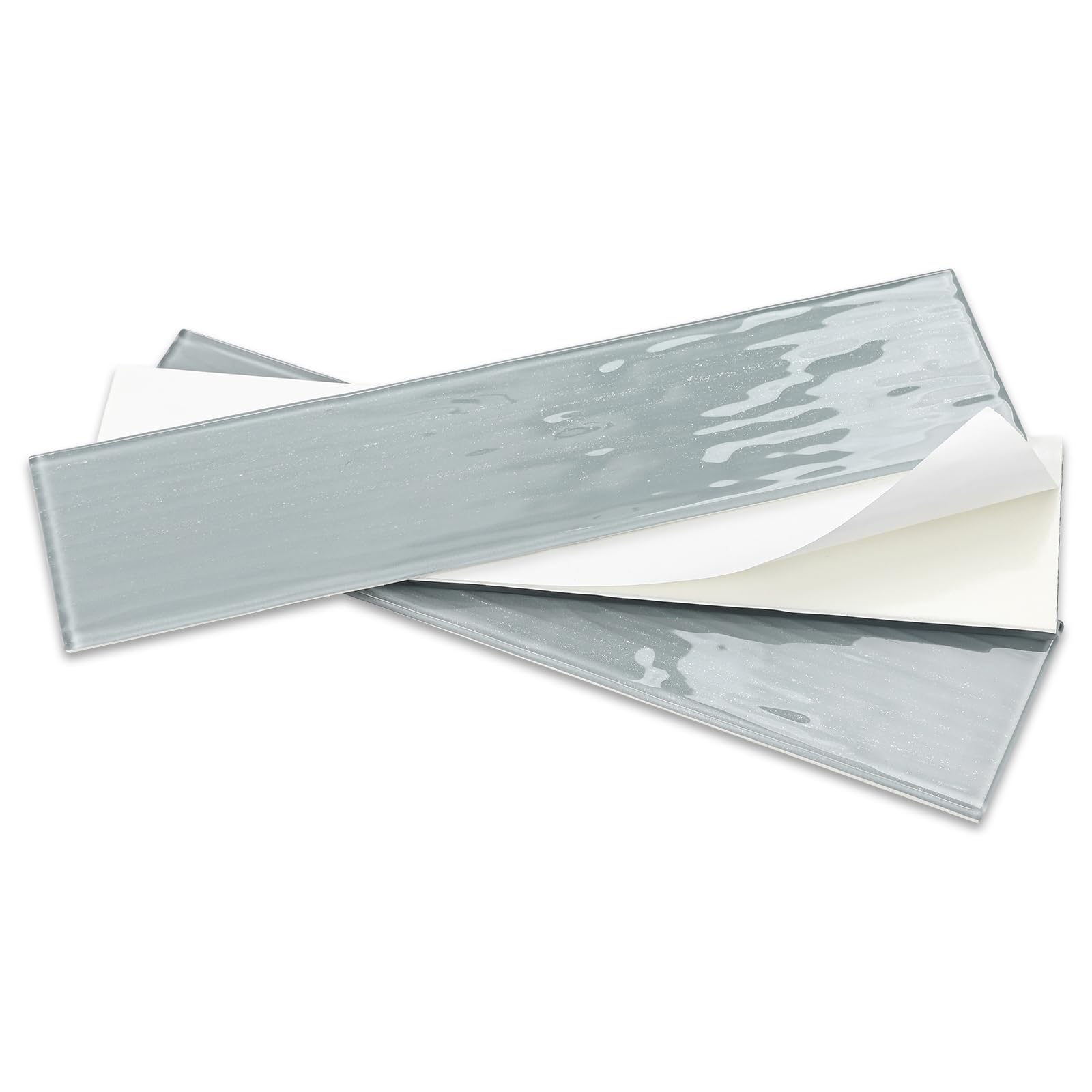 View 1 of ***MISSING PARTS***
Adedeo Peel and Stick Glass Subway Tile 3 x 12 Inch Gray Pearl Glass Tiles for Backsplash Kitchen Bathroom Wall Pack of 40Pcs