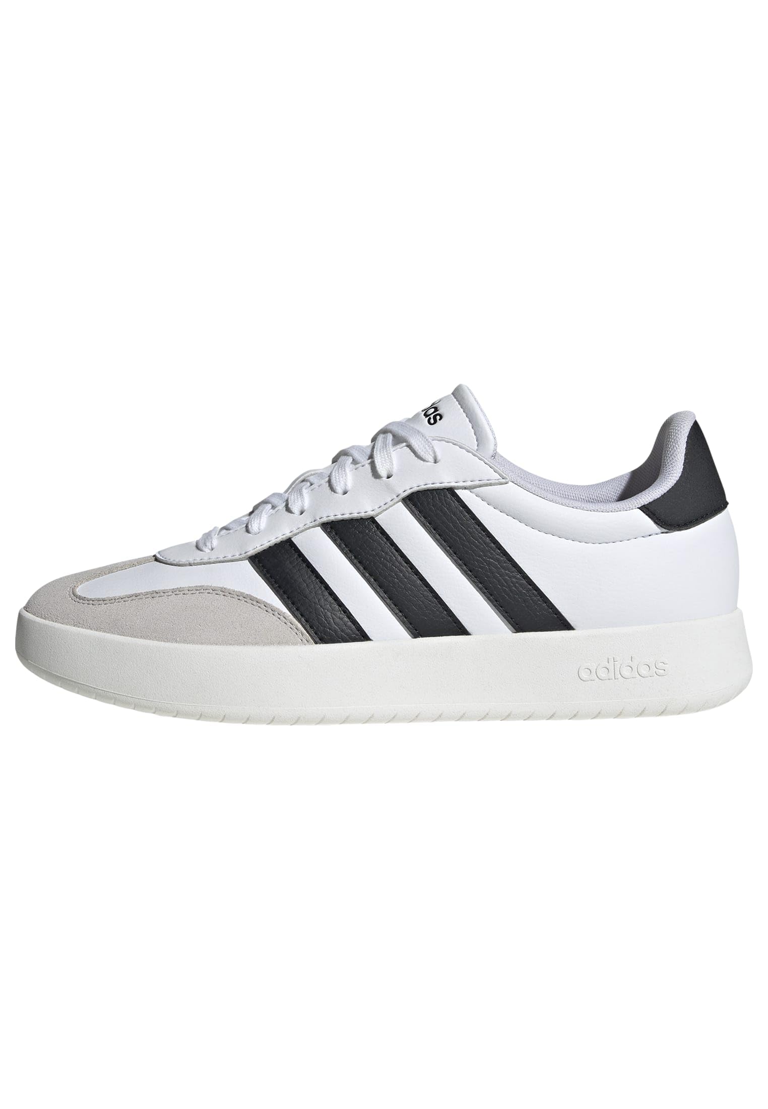 adidas Mens Barreda Sportswear, White/Black/Grey, 5 Image