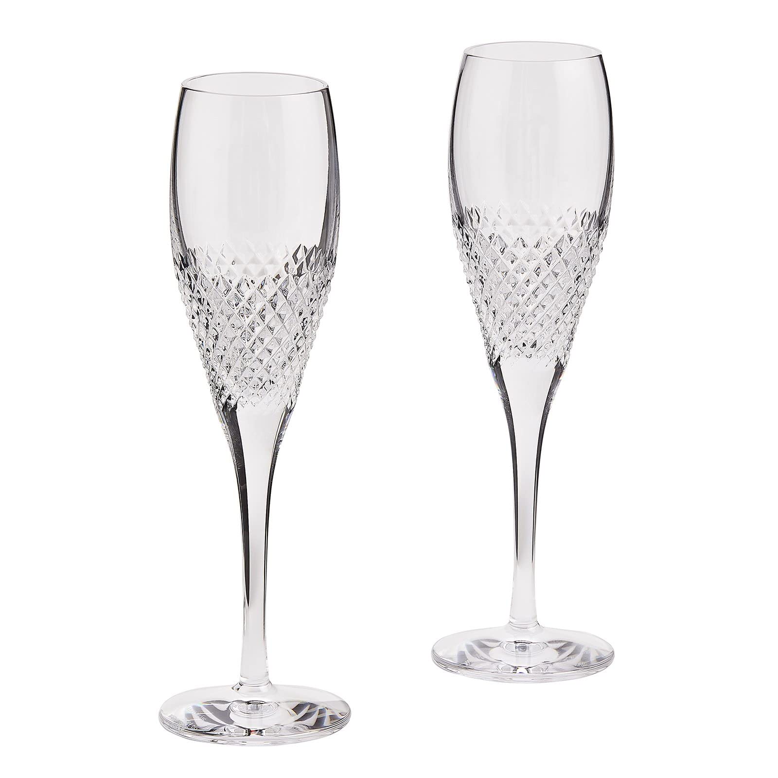 Vera Wang Diamond Mosaic Flute Pair