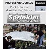 Sprinkler Parts Wholesale 1.5 oz Frost Cloth Plant Freeze Protection Germination Blanket - 6x250-Feet
