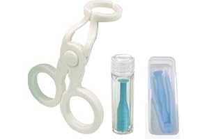 Howinn Colored Contact Lens Wearing Aids, Soft Silicone Contact Lens Remover and Insertion Tool Set Includes Tweezers, Contact Lens Case and Contact Lens Remover Plunger Suction Cup