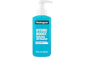 Neutrogena Hydro Boost Face Wash, Fragrance Free, Hydrating Facial Cleanser with Hyaluronic Acid, Daily Foaming Face Wash & Makeup Remover, Hypoallergenic Gel Cleanser, 7.8 fl. oz