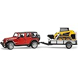 bruder land rover defender with trailer jcb excavator and worker