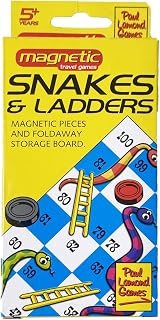 University Games MY PLG0850 Magnetic Snakes & Ladders Five Colors