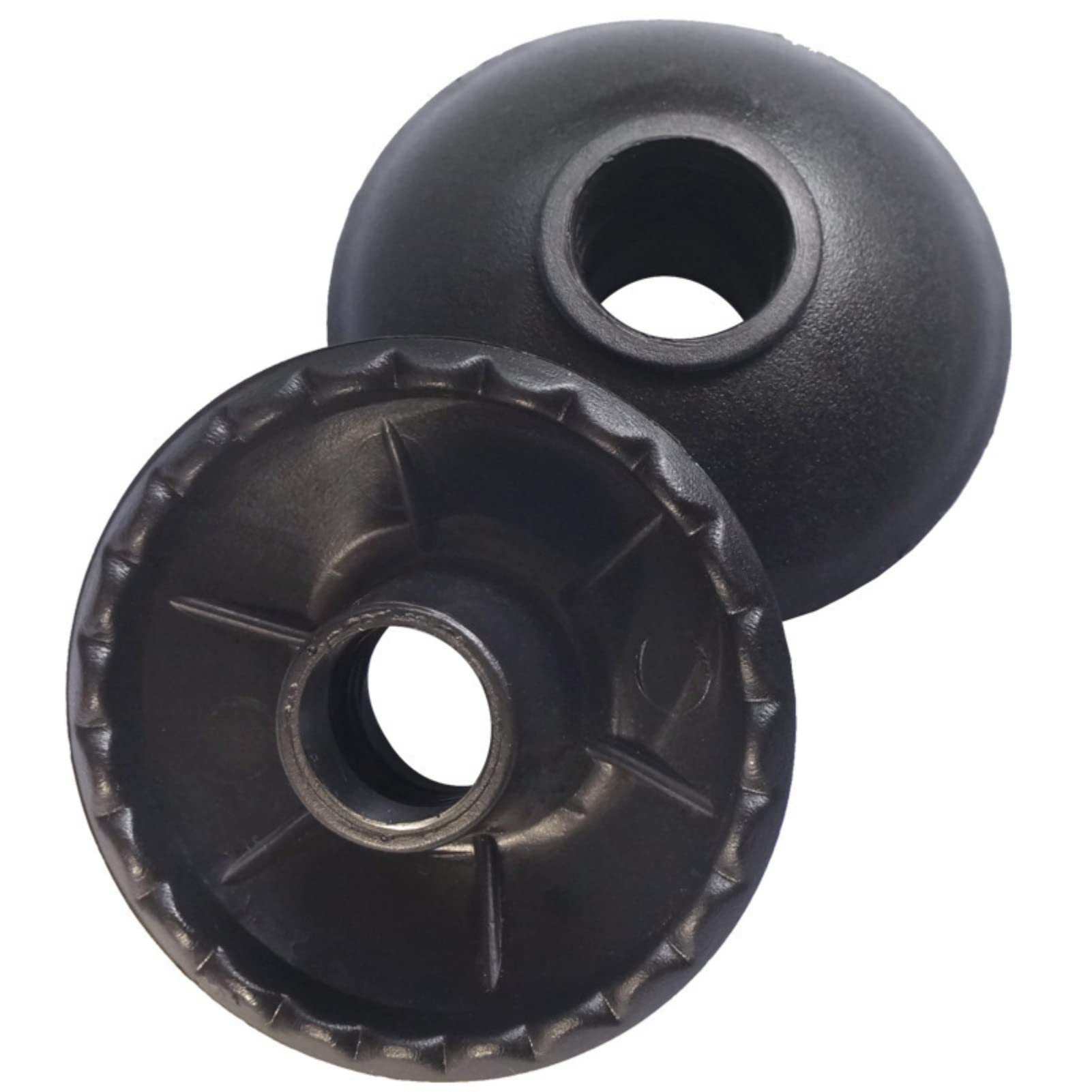 12PCS Pole Basket, Replacement Cane Tips, Pole Round Snow Ski Mud Basket Hiking Walking Stick Replacement Accessory, Black