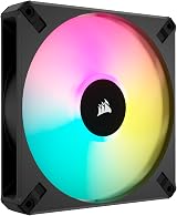 Corsair iCUE AF140 RGB ELITE 140mm PWM Fan 89 CFM 1700 RPM AirGuide Black