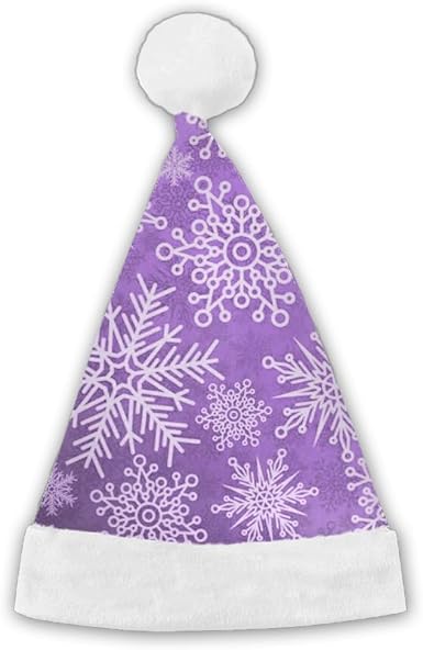 purple christmas hat
