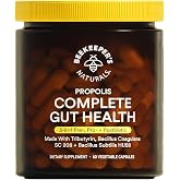 Beekeeper's Naturals Complete Gut Health, 3-in-1 Pre, Post, Probiotics 60ct | 3-in-1 Prebiotic, Postbiotic, Probiotics, Digestive Health &amp; Bloating Relief for Women &amp; Men, Propolis Powered