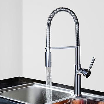 Rollsnownow Grifo moderno minimalista de la cocina de cobre puro 360