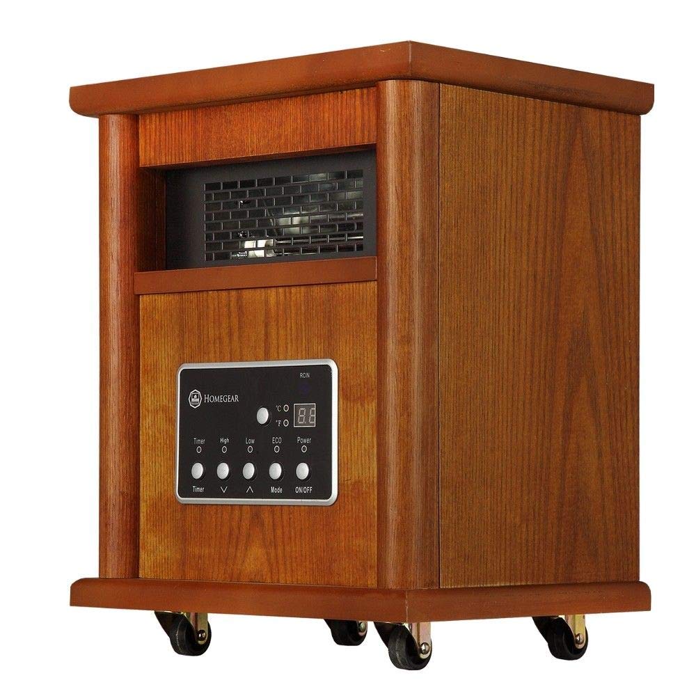 Brown Wood Oven Stove Machine 1500 SqFt Infrared Electric ...