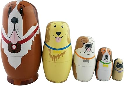 dog nesting dolls