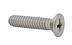 FixtureDisplays® 10-24 X 7/8" Stainless Flat Head