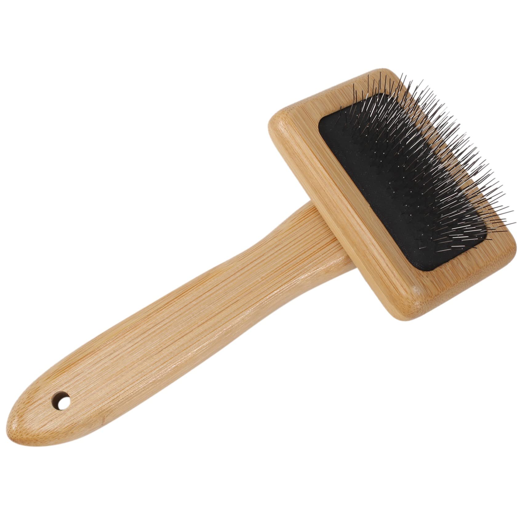 Geieold Tapestry Weaving Comb Macrame Slicker Brush Cotton Rope Open Knot Comb Knitting Accessories DIY Braided