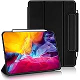 FYY Case for iPad Pro 11 Inch 2020 & 2018, Support iPad Pencil Charging, Auto Wake/Sleep, Protective Leather Cover with Penci