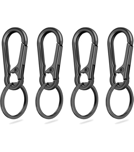 Amazon.com: BrainKer 2 Pcs Zinc Keychain Clip Key Ring,Metal