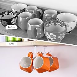 Fvstar Coffee Cup Holder,Mug Hooks Under