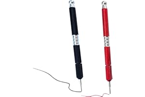 Cbhoktyue 2-Piece Tattoo Marker Pen - Professional Surgical Tip Refills for Microblading, Skin Stenciling & Precise Marking | Skin Surfer Stencil Accessories for Tattoo Artists(Black Red)
