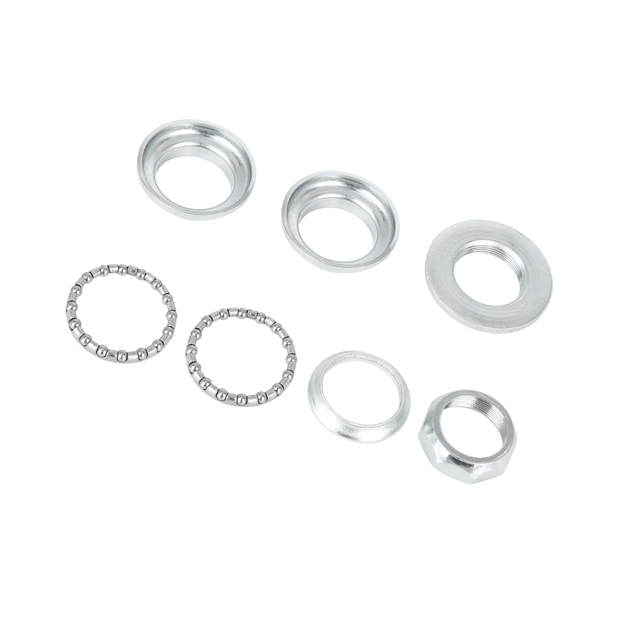 Motoforti Steel Bicycle Headset Threaded Mountain Headset Sealed Bearings Set Long-lasting