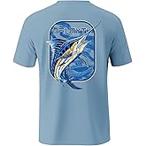 Palmyth Men's Fishing UPF 50+ Sun Protection Short Sleeve T-Shirt