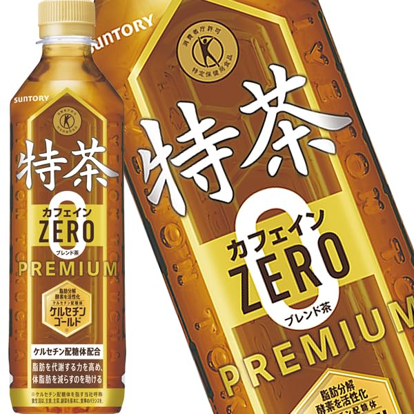 サントリー 伊右衛門 いえもん 特茶 カフェインゼロ 500ml×48本【24本×2ケース】〔特定保健用食品〕商品画像