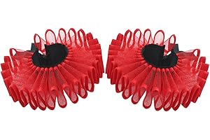 FAD-4U Elizabethan Neck Ruff Detachable Collar for Medieval Costume Ensembles Neck Collars