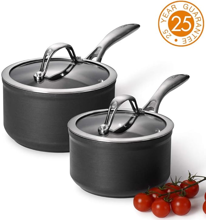 ProCook Professional Anodised Saucepan Set Amazon.co.uk Kitchen & Home