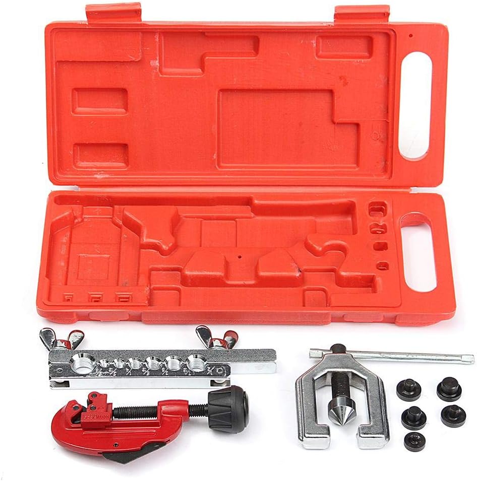 Shantan 10 Pieces Double Flaring Tool Professional kit Dies Tube Flare