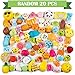 WATINC Random 20 pcs Squeeze Toys Cream Scented Kawaii Simulation Lovely Toy Medium Mini Soft Food Squeeze Toys, Phone Straps (20P Donuts)