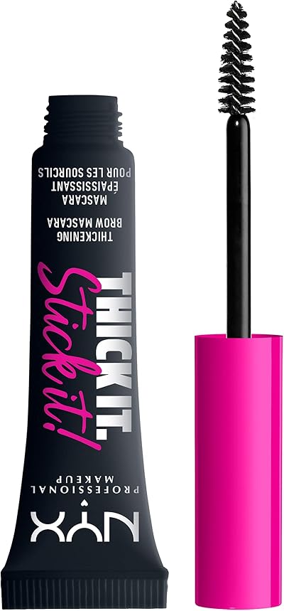 NYX Thick It. Stick It! Ultra Buildable Brow Mascara Black 16H Vegan