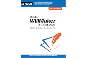 Quicken Willmaker & Trust 2024: Book & Online Software Kit
