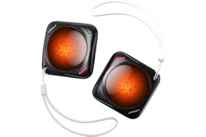 Lerat Hand Warmers Rechargeable, 2 Pack Electric Hand Warmers, Reusable Portable Pocket Heater