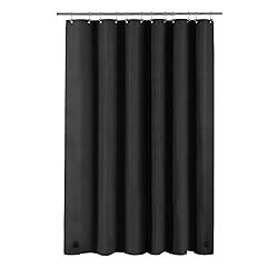 Barossa Design Black Long Shower Curtain Liner