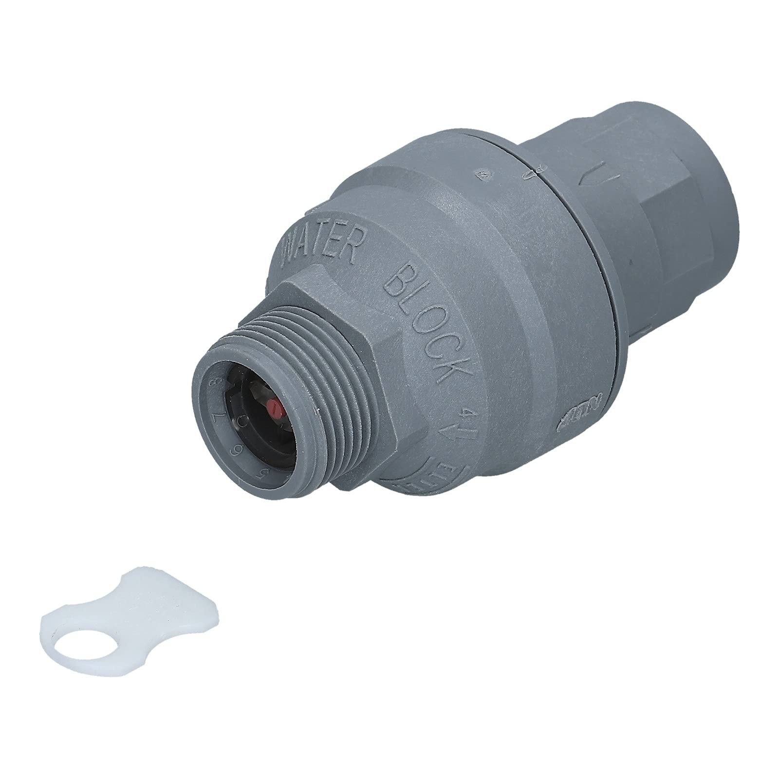 LUTH Premium Profi Parts Aquastop Valve Waterblock, Stainless Steel, Grey, 100041, 1 Pack