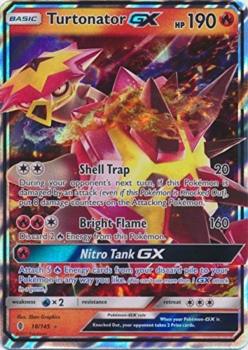 Turtonator-GX - 18/145 - Ultra Rare - Sun & Moon: Guardians Rising