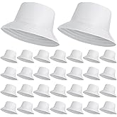 Haysandy Solid Bucket Hat Bulk Packable Fishing Hats Travel Bucket Hat Beach Fishing Cap for Women Men