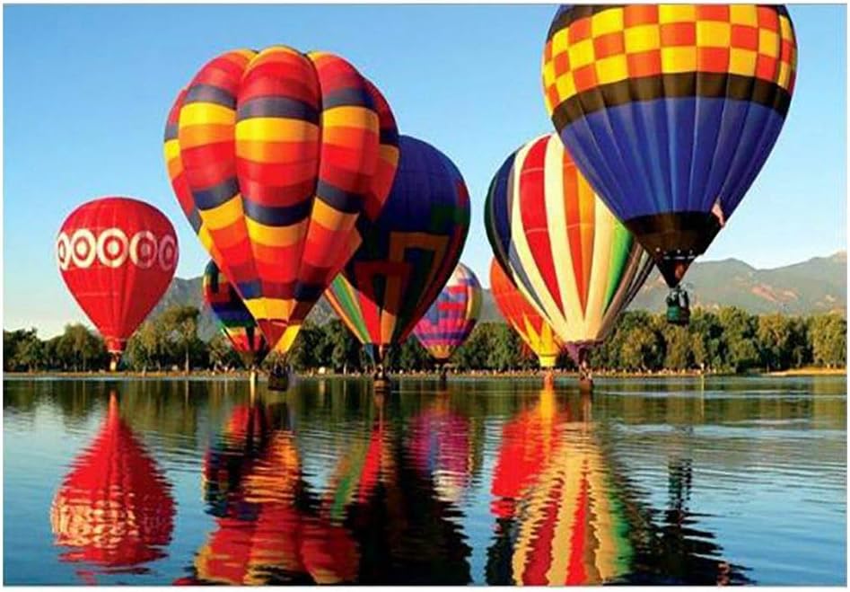 Weisfe78 Adults Kids 1000 Pieces Jigsaw Puzzle Hot Air Balloons Landscape Large Puzzles Game Toys Boys Girls Gift, 29.53 x 19.69 inch (A)