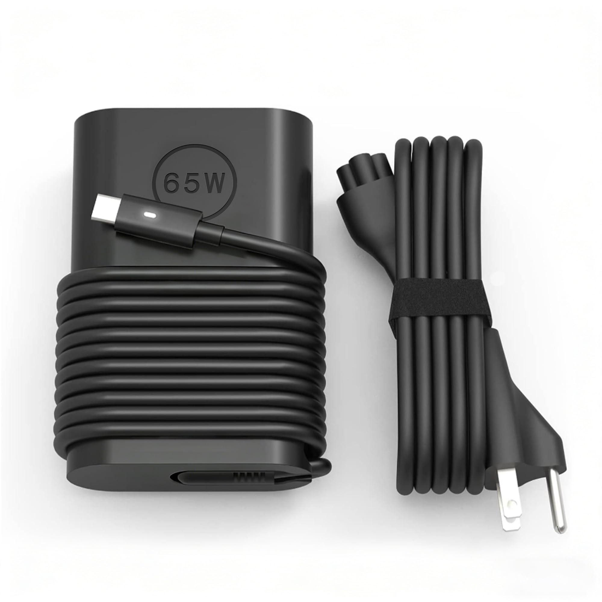 YBRUZRUB 65w 45w USB-C Type C Laptop Charger Compatible with Dell Latitude 7275 7370 5420 5285 5290 5520 XPS 13 9250 9360 9365 9370 9380 9350 Chromebook 3100 3400 la65nm170 02YK0F Adapter Power Cord